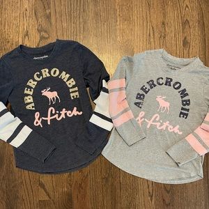 2 Abercrombie kids long sleeves